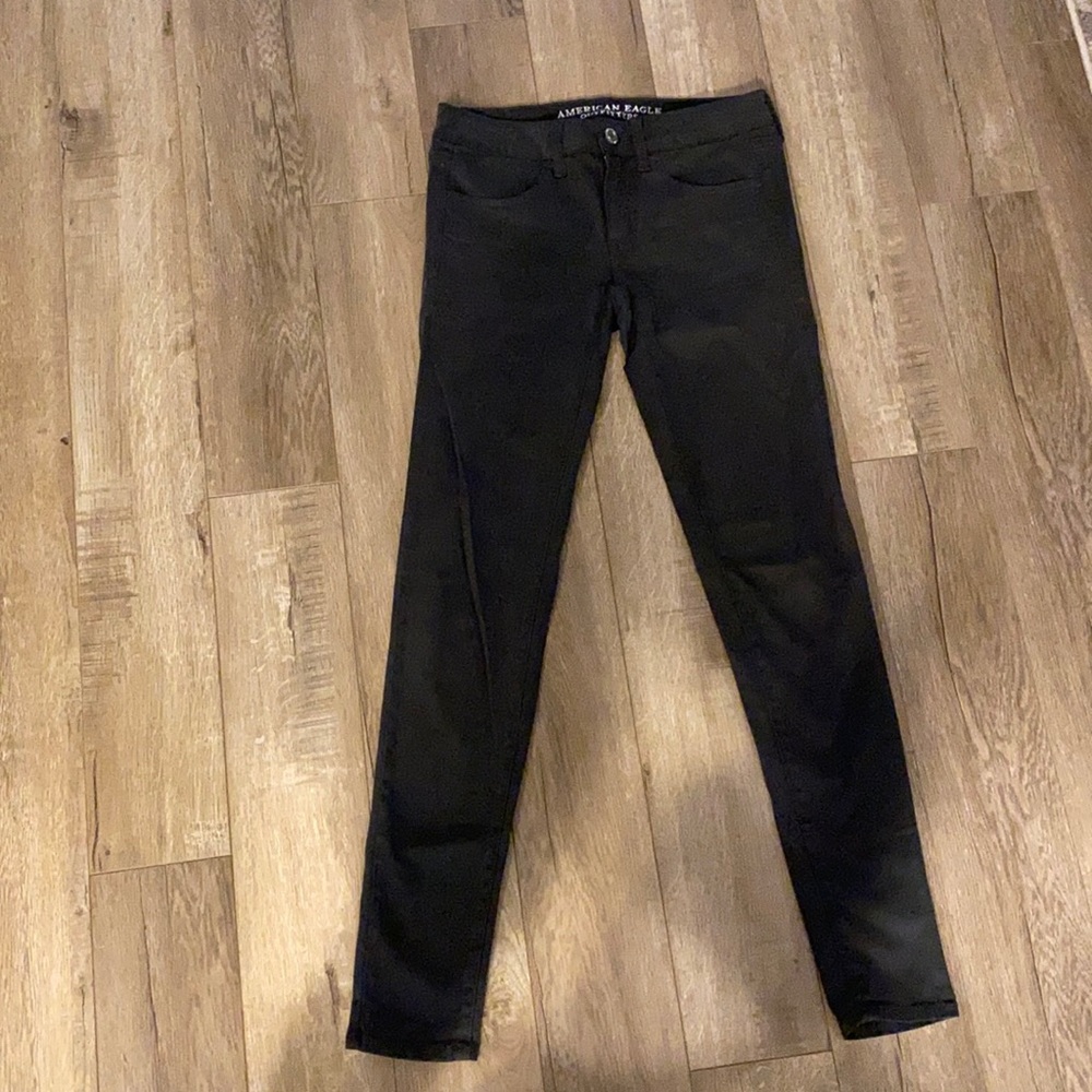 American Eagle super stretch army green jeggings